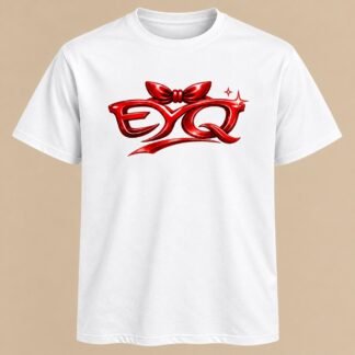 Camiseta "EYQ" — Mujer, Negro