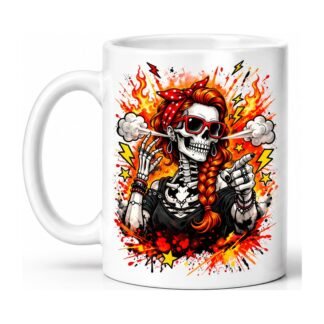 Taza "Rockera" — Blanco