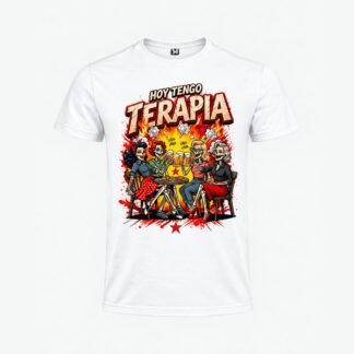 Camiseta "Nosotras Tenemos Terapia" — Mujer, Negro