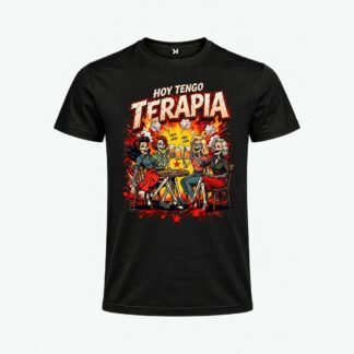 Camiseta "Nosotras Tenemos Terapia" — Mujer, Negro