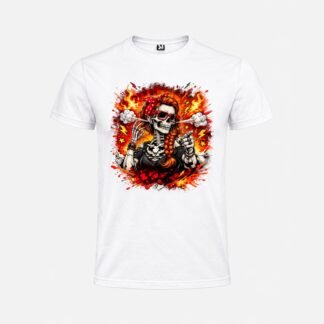 Camiseta "Rockera" — Mujer, Negro