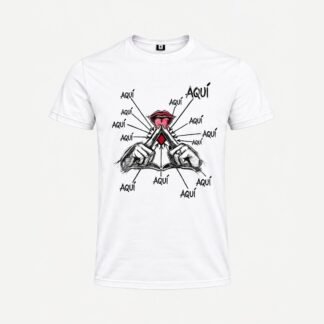 Camiseta "Rombo" — Mujer, Negro