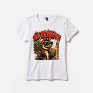 Camiseta "No Revientes" — Mujer, Negro
