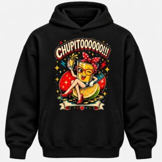 Sudadera "Chupitoooo!!!" — Negro