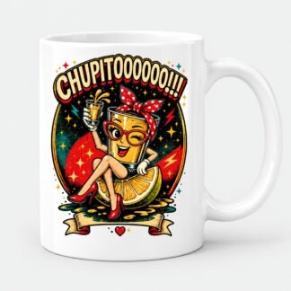Taza "Chupitoooo!!!" — Blanco