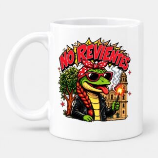 Taza "No Revientes" — Blanco